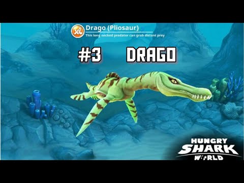 Hungry Shark World. Episode 3...  DRAGO!