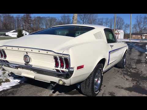 1968 Mustang Fastback S Code 390 GT 4 Speed