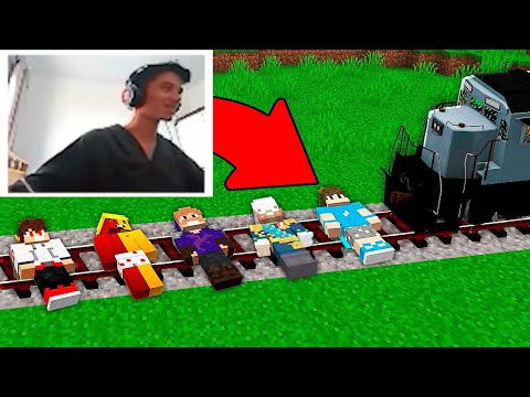 FIZ ESSE TREM PRA TROLAR MEUS AMIGOS NO MINECRAFT