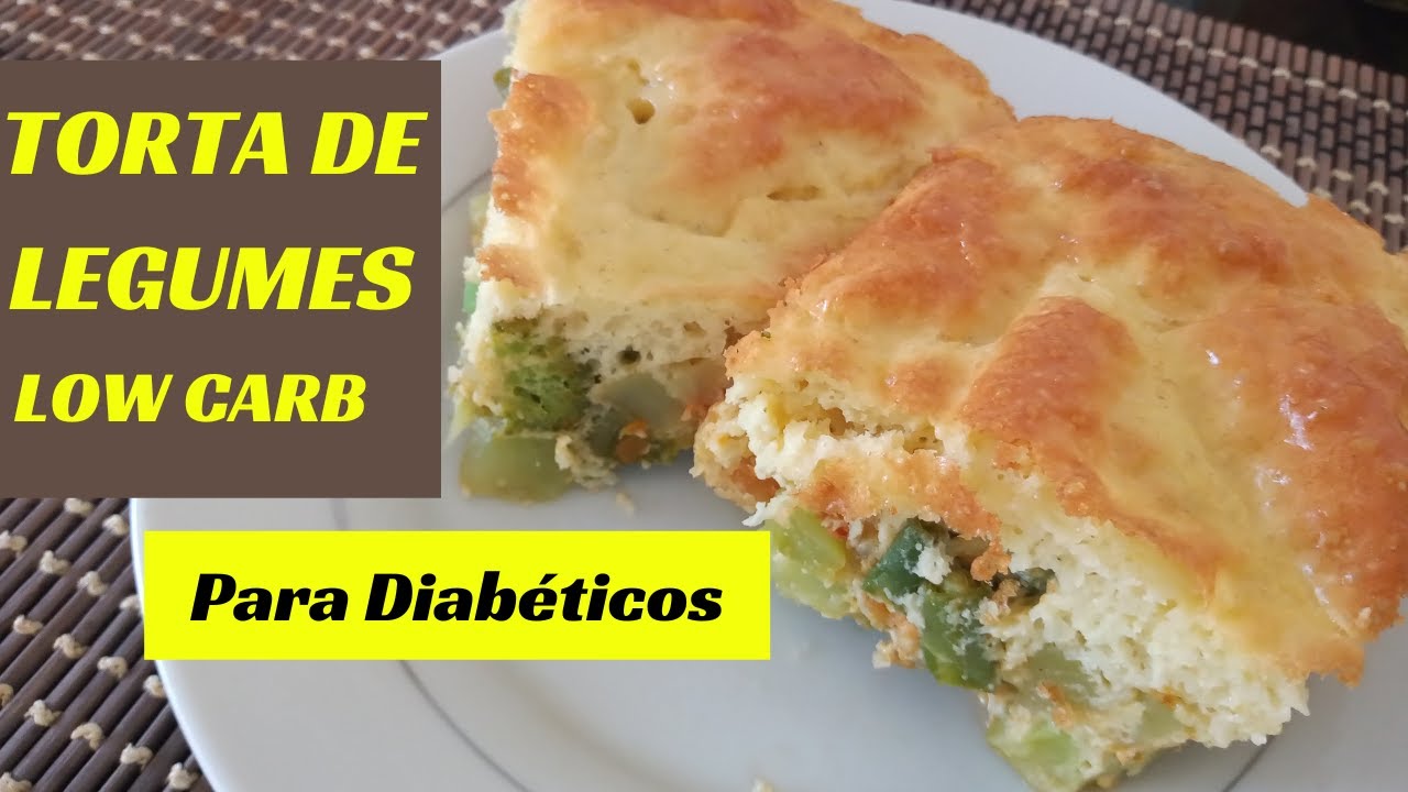 Torta de Legumes LOW CARB para diabéticos - Substitua o jantar por essa DELÍCIA.