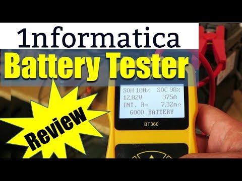 Battery System Tester BT360 Autool Test Review
