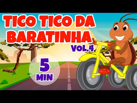 Tico Tico da Baratinha Vol. 4 - Giramille 5 min | Desenho Animado Musical