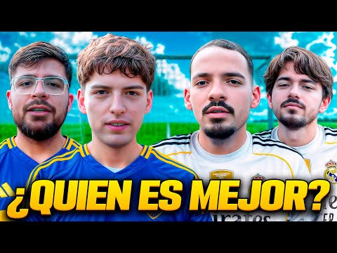 PARTIDO DE FUTBOL: BOCA (DAVO Y LA COBRA) VS REAL MADRID (LOS FUTBOLITOS) - ¿CUAL ES MAS GRANDE?