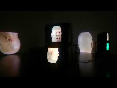 Bruce Nauman 'Anthro / Socio. Rinde Spinning' 1992