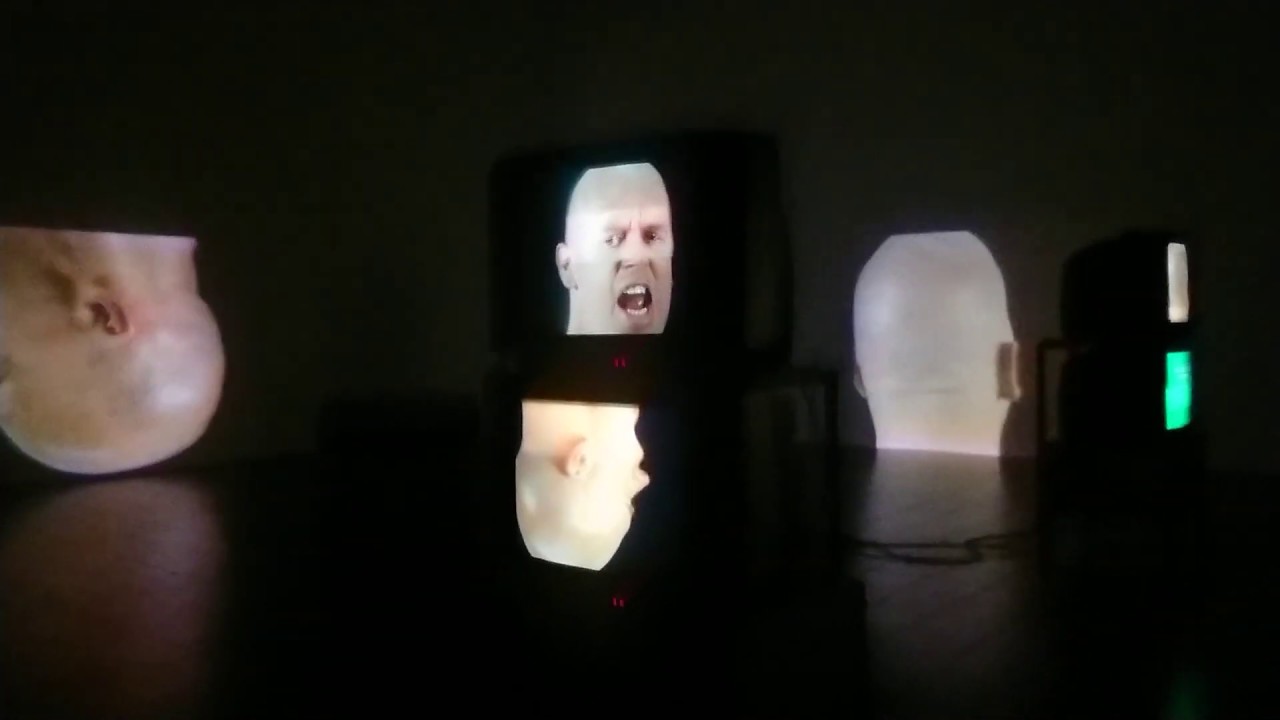 Bruce Nauman 'Anthro / Socio. Rinde Spinning' 1992