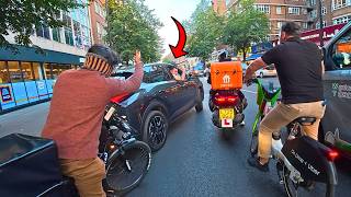 Delivery Driver Get's Ran Over! Just Another Day Delivering in London - Rider POV