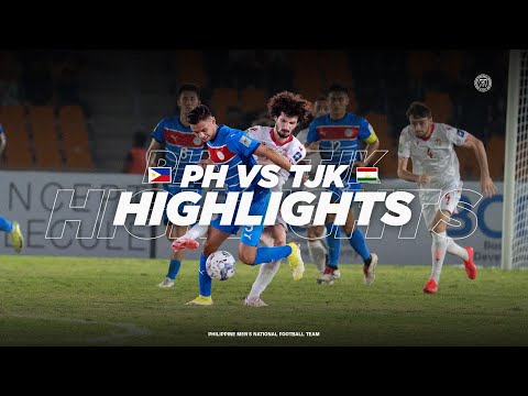 Philippines vs Tajikistan | Highlights | AFC Asian Cup 2027 Qualifiers
