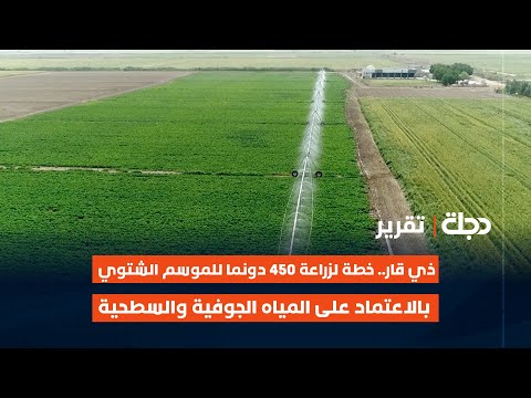فيديو | ذي قار.. خطة لزراعة 450 دونما للموسم الشتوي بالاعتماد على المياه الجوفية والسطحية