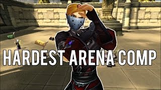 HARDEST COMP IN ARENA - (Combat Rogue PvP) Warlords of Draenor 6.2