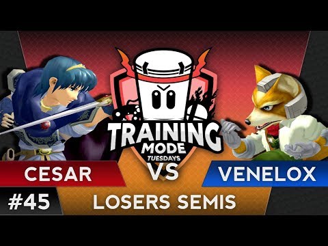 TMT 45 - Cesar (Marth) VS Venelox (Fox) - SSBM Losers Semis - Melee