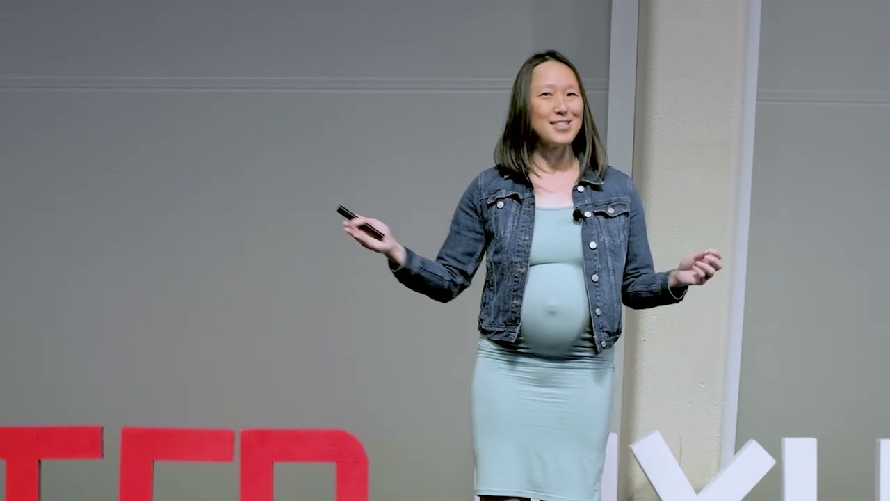Amy C Yip on stage