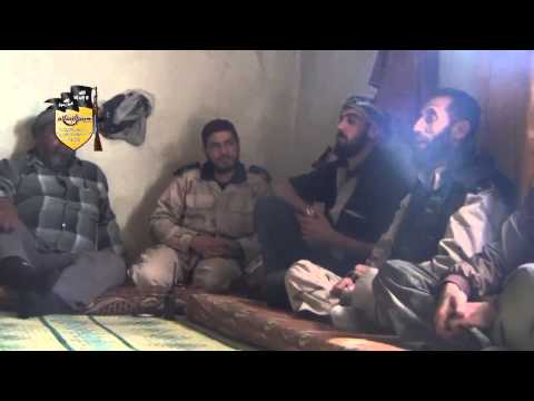 جولة نائب قائد جيش الإسلام أبو قصي على المرابطين في جبهات الغوطة الشرقية في ريف دمشق