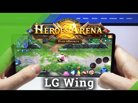 Performance Test of LG WING - Heroes Arena Gameplay