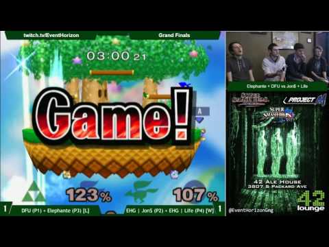 Construct 50 - DFU + Elephante vs. EHG Jon$ + EHG Life - Melee Doubles Grand Finals