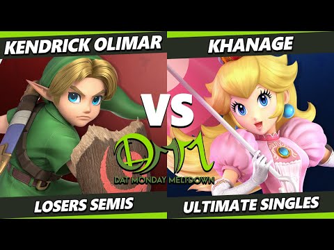 DAT MM 329 LOSERS SEMIS - Kendrick Olimar (Young Link) Vs. Khanage (Peach) Smash Ultimate - SSBU