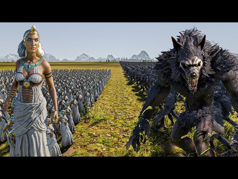 1000 CLEOPATRA vs 400.000 WEREWOLVES - Ultimate Epic Battle Simulator 2 UEBS 2