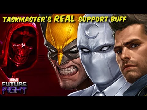 Taskmaster 200% BEST SUPPORT for WEAPON MASTER HEROES!! - Marvel Future Fight