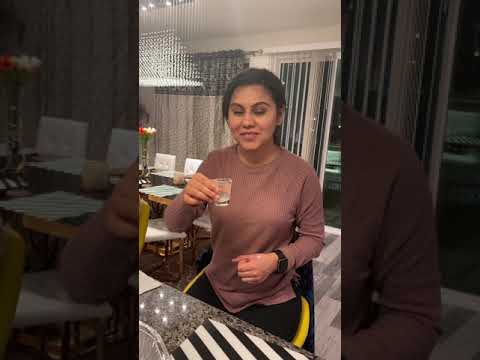 Trying tequila shot for first time 😊
