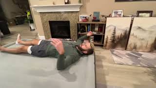 DIVON Air Mattress Queen with Built in Pump,Blow Up Mattress with Wave Pattern in 3 Mins,18'' Quick