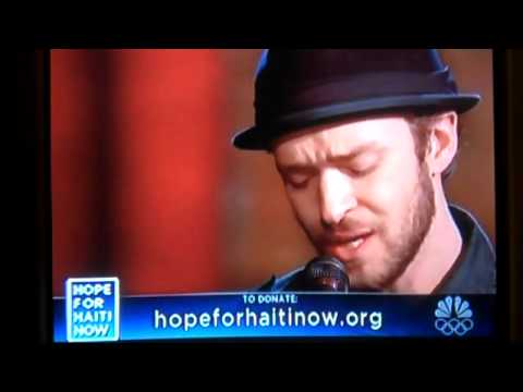 Justin Timberlake & Matt Morris: Hallelujah on Hope for Haiti Now