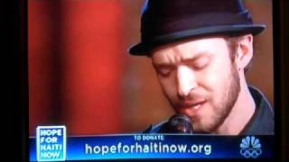 Justin Timberlake & Matt Morris: Hallelujah on Hope for Haiti Now