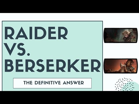 Raider vs. Berserker for Lightning Strike, THE DEFINITIVE ANSWER AND ANALYSIS (Build Diary: #15)