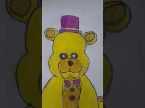 How To Draw Fredbear Plush (FNAF) - YouTube