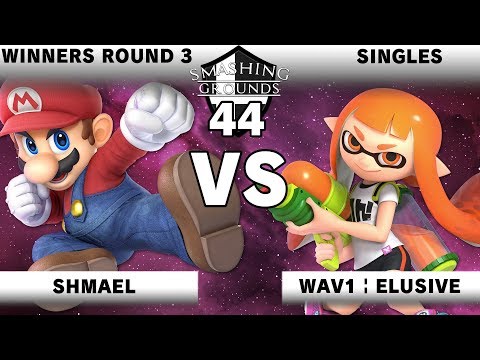 Smashing Grounds 44 Winners Round 3 - Shmael [Mario] v Wav1 Elusive [Inkling]
