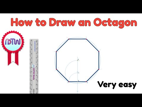 How to Draw an Octagon | Easy Geometric Construction