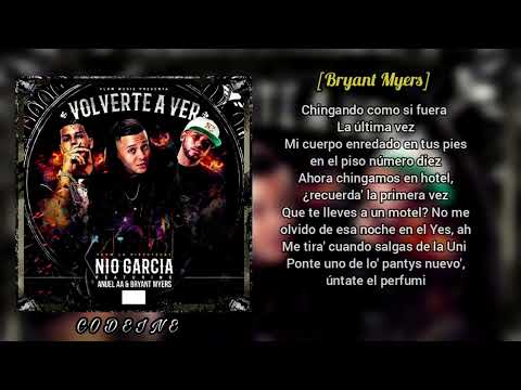 Nio Garcia - Volverte a Ver (LETRA)  ft. Anuel AA & Bryant Myers