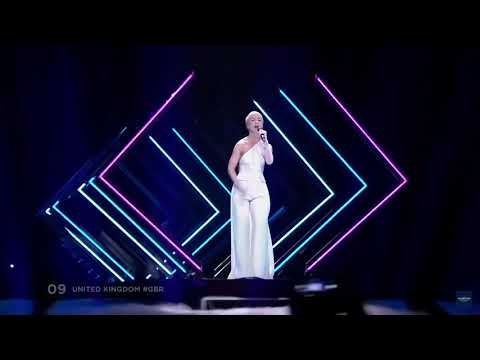 Eurovision 2018 United Kingdom - GUY JUMPS ON STAGE