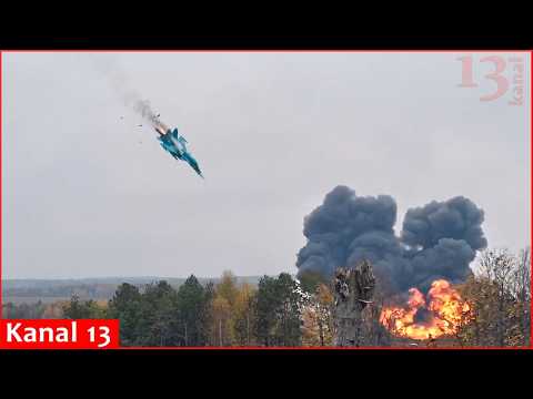 Russian Su-30SM fighter jet crashes in Kaliningrad, two pilots heavily injured in dramatic ejection
