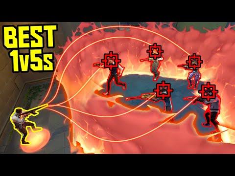TOP 100 1v5 VALORANT MOMENTS OF ALL TIME!