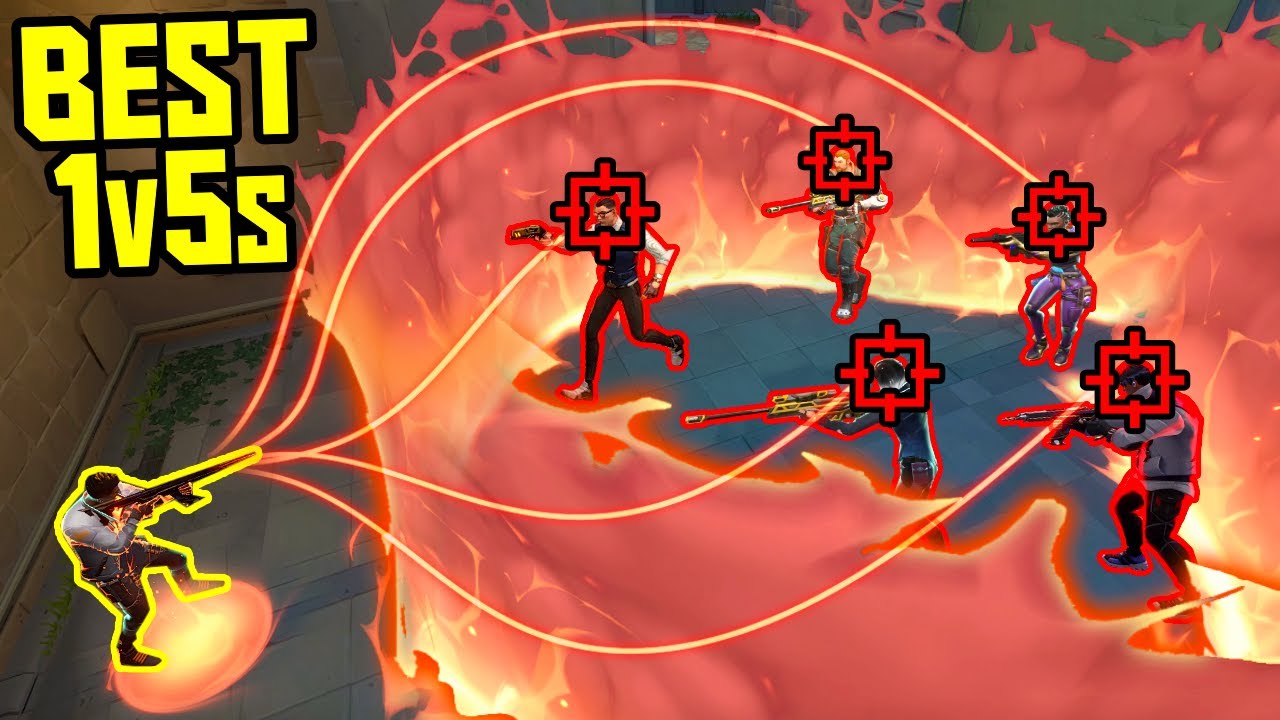 TOP 100 1v5 VALORANT MOMENTS OF ALL TIME!