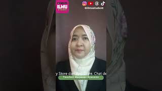 📖Teacher Hazwani Syazana in app 'ILMU Student'