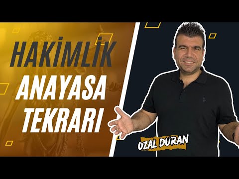 Özal Hoca - Hakimlik / Anayasa Tekrarı