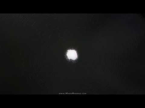 [2020.01.12] aerial view (with dji mavic mini) looking straight down at water fountain