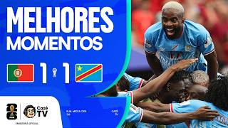 MELHORES MOMENTOS: PORTUGAL 1 X 1 RD CONGO | COPA DO MUNDO FIFA™ 2026 | 1ª RODADA | FASE DE GRUPOS