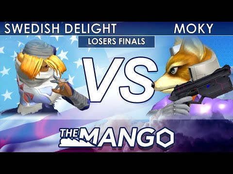 The Mang0 3 - OG | Swedish Delight (Sheik) VS EMG | Moky (Fox) - SSBM - Losers Finals