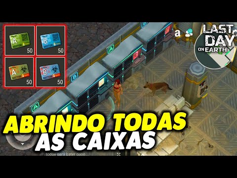ABRINDO TODAS AS CAIXAS DO LABORATÓRIO - Last Day On Earth