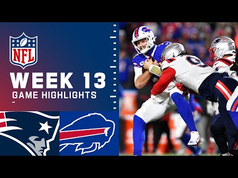 Patriots vs. Bills Week 13 Highlights | NFL 2021 Highlights