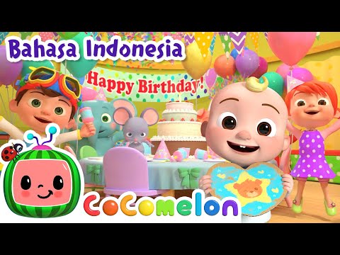 Lagu Selamat Ulang Tahun | CoComelon Bahasa Indonesia - Lagu Anak Anak | Nursery Rhymes