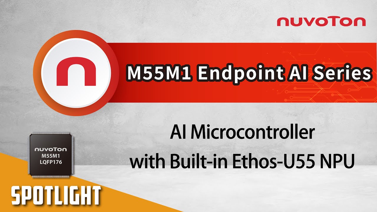 M55M1 Endpoint AI Series - AI Microcontroller with Built-in Ethos-U55 NPU