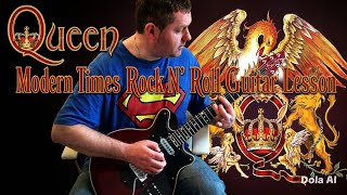 Queen - Modern Times Rock 'n' Roll - Guitar Tutorial - Guitar Tab