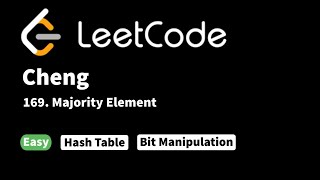 YouTube video 'LeetCode 169. Majority Element'