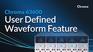 63600 User Defined Waveform Feature