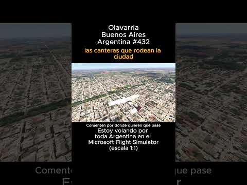 Olavarria, Buenos Aires desde el Microsoft Flight Simulator #olavarria #buenosaires #msfs #joaha45