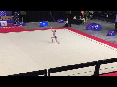 Lisa Poyer corde - Nat A 12-13 ans - France Chambéry 2019