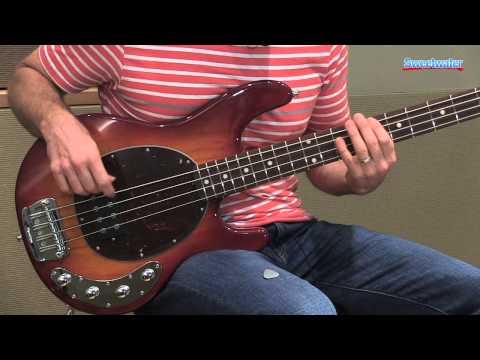 Music Man StingRay 4 H Electric Bass Guitar Demo - Sweetwater Sound