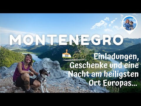 Mit Fahrrad und Hund quer durch Europa (Video 28) - von Budva zum Kloster Ostrog, Montenegro